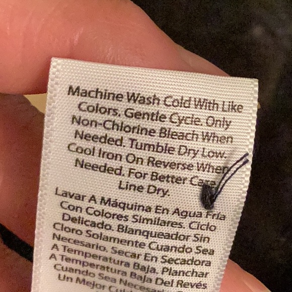 Women's Cotton Navy Blue Lace Top. Size Medium - Picture 11 of 12